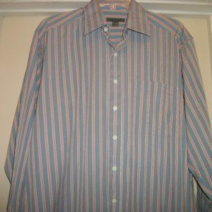 GRANDPA CORE OLD FASHIONED LOOK STRIPES MENS SHIRT M